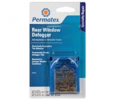Permatex 21351 Набор для ремонта контакта обогревателя заднего стекла ermatex Rear Window Defogger Electrically Conductive Tab Adhesive