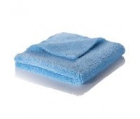 Микрофибра deutsch microfiber, двусторонняя короткий/длинный ворс, 420 гр/м 40x40 см, ультразвуковая обрезка. Голубая dm4040