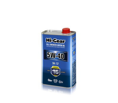 HG0540 Синтетическое моторное масло ‎Hi-Gear 5W40 SN/CF, 1л