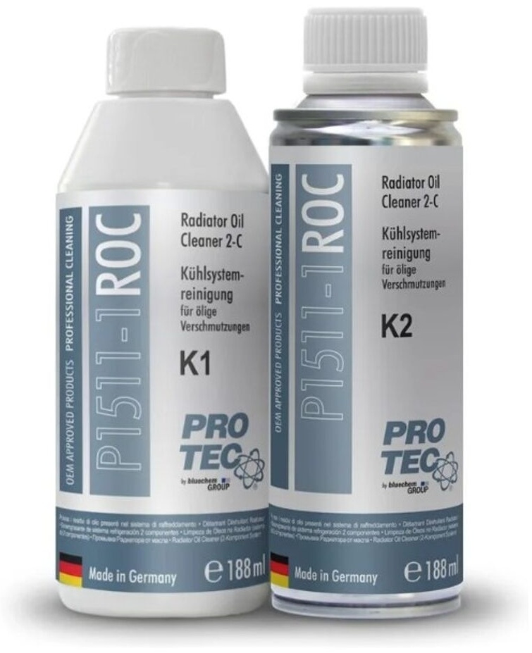 PROTEC P1511-1 Radiator Oil Cleaner 2-compK1+K2(промывка системы охлаждения 2-х компонентная)
