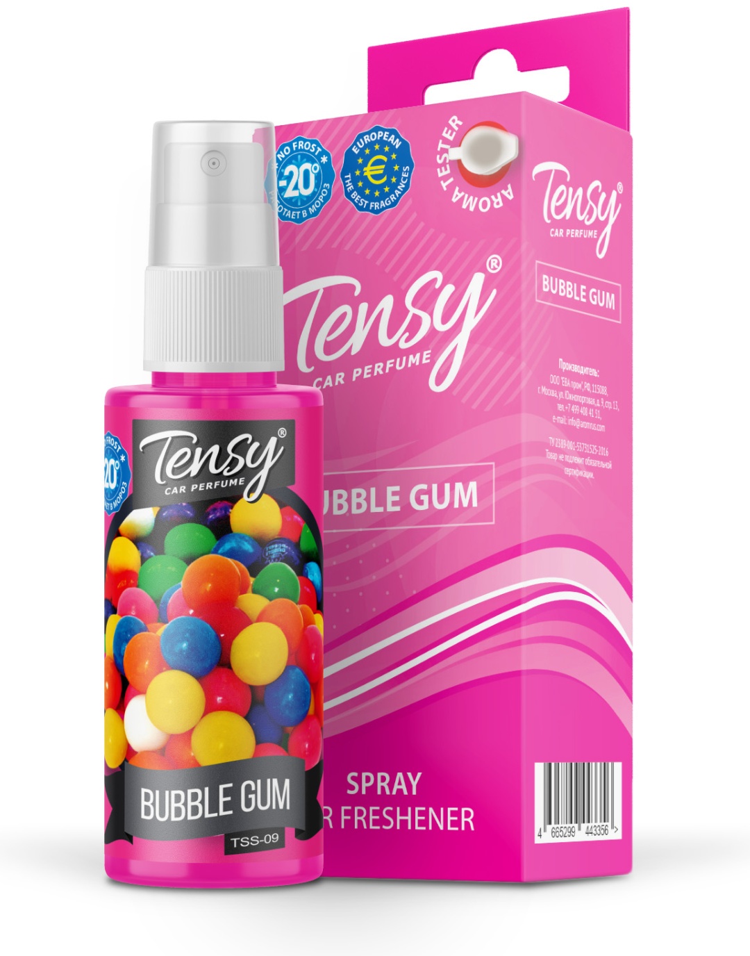 TSS-09 TENSY ароматизатор спрей аромат BUBLE GUM