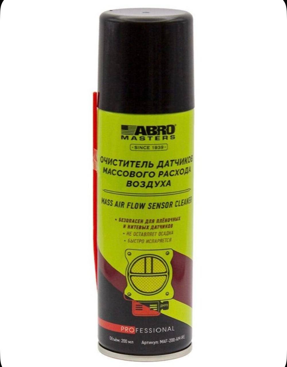ABRO MASTER Очиститель датчиков массового расхода воздуха 200 ml. MAF-200