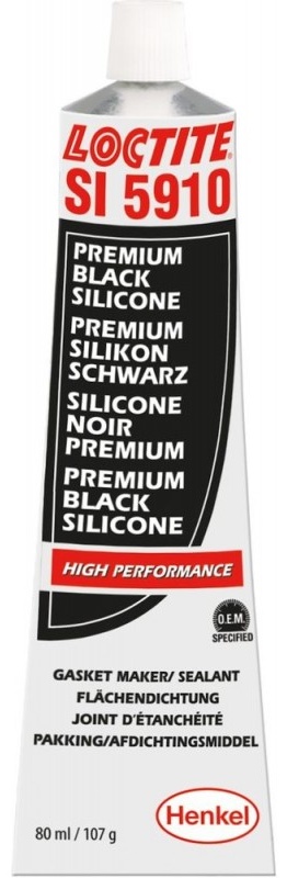 LOCTITE SI 5910 Силиконовый герметик черный 80 гр. HENKEL